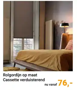 Raamdecoratie.com Rolgordijn op maat Cassette verduisterend aanbieding