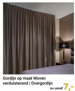 Raamdecoratie.com Gordijn op maat Woven verduisterend | Overgordijn aanbieding