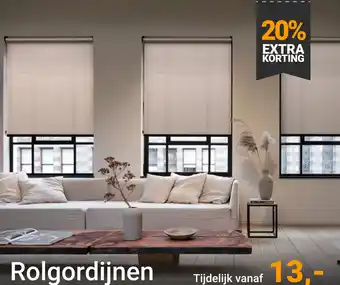 Raamdecoratie.com Rolgordijnen aanbieding