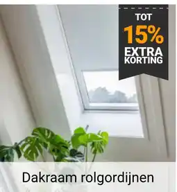 Raamdecoratie.com Dakraam rolgordijnen aanbieding