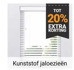 Raamdecoratie.com Kunststof jaloezieën aanbieding