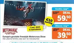 Albert Heijn Europa's grootste Freestyle Motorcross Show aanbieding