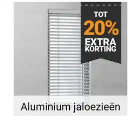 Raamdecoratie.com Aluminium jaloezieën aanbieding