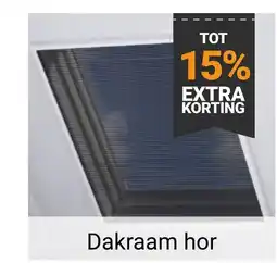 Raamdecoratie.com Dakraam hor aanbieding