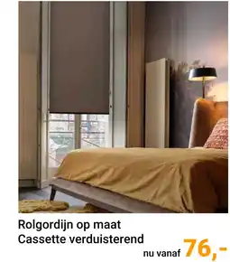 Raamdecoratie.com Rolgordijn op maat cassette verduisterend aanbieding