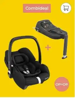 Prenatal Maxi-Cosi Cabriofix i-size black + Maxi-Cosi Cabriofix i-size base aanbieding