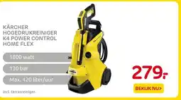 Praxis KÄRCHER HOGEDRUKREINIGER K4 POWER CONTROL HOME FLEX aanbieding