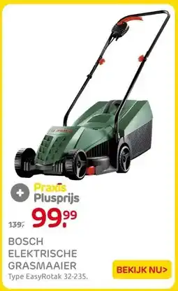 Praxis BOSCH ELEKTRISCHE GRASMAAIER aanbieding