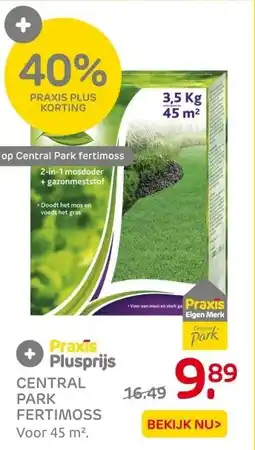 Praxis CENTRAL PARK FERTIMOSS aanbieding