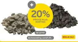 Praxis 20% PRAXIS PLUS KORTING aanbieding