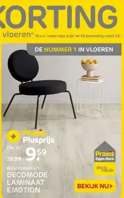 Praxis DECOMODE LAMINAAT EMOTION aanbieding