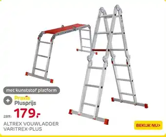 Praxis ALTREX VOUWLADDER VARITREX-PLUS aanbieding