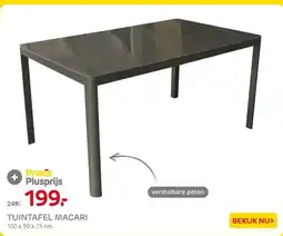 Praxis TUINTAFEL MACARI aanbieding