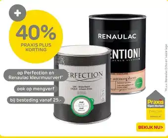 Praxis 40% PRAXIS PLUS KORTING aanbieding