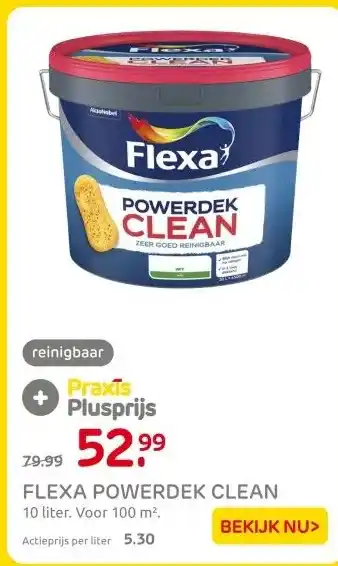 Praxis FLEXA POWERDEK CLEAN aanbieding