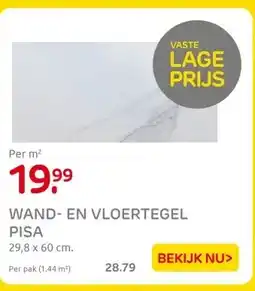 Praxis WAND- EN VLOERTEGEL PISA aanbieding