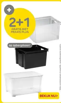 Praxis 2+1 GRATIS MET PRAXIS PLUS aanbieding