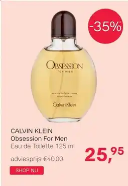 Pour Vous CALVIN KLEIN Obsession For Men aanbieding