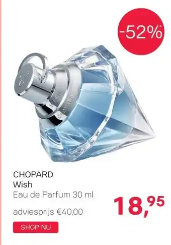 Pour Vous CHOPARD Wish Eau de Parfum 30 ml aanbieding