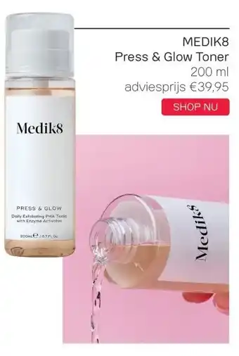 Pour Vous MEDIK8 Press & Glow Toner aanbieding