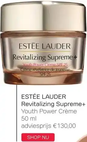 Pour Vous ESTÉE LAUDER Revitalizing Supreme+ aanbieding