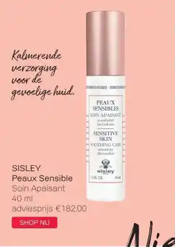 Pour Vous SISLEY Peaux Sensible Soin Apaisant aanbieding