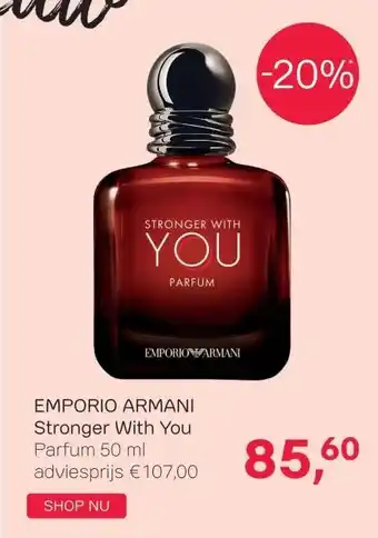 Pour Vous EMPORIO ARMANI Stronger With You Parfum 50 ml aanbieding