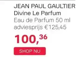 Pour Vous JEAN PAUL GAULTIER Divine Le Parfum aanbieding