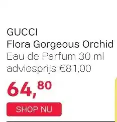 Pour Vous GUCCI Flora Gorgeous Orchid aanbieding