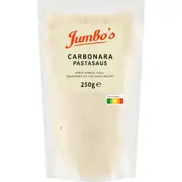 Jumbo Jumbo's Carbonara Pastasaus 250 g aanbieding