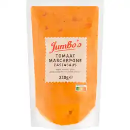 Jumbo Jumbo's Tomaat Mascarpone Pastasaus 250 g aanbieding