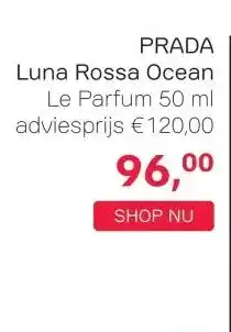 Pour Vous PRADA Luna Rossa Ocean aanbieding