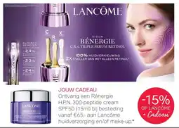 Pour Vous JOUW CADEAU Ontvang een Rénergie H.P.N. 300-peptide cream. aanbieding