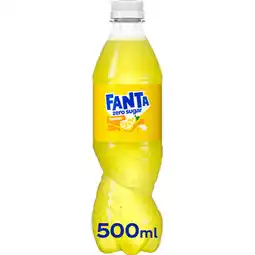 Jumbo Fanta Lemon zero sugar 500 ml aanbieding