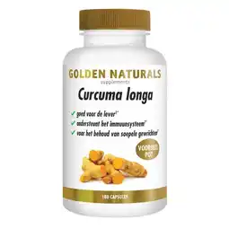 Plein.nl gratis verzendingaanbieding: 2x Golden Naturals Curcuma Longa aanbieding