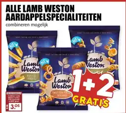 MCD Supermarkt ALLE LAMB WESTON AARDAPPELSPECIALITEITEN aanbieding