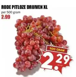 MCD Supermarkt RODE PITLOZE DRUIVEN XL aanbieding