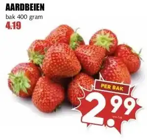 MCD Supermarkt AARDBEIEN aanbieding