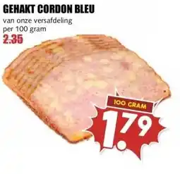 MCD Supermarkt GEHAKT CORDON BLEU aanbieding