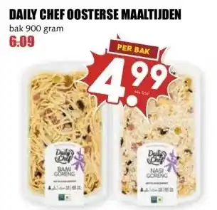 MCD Supermarkt DAILY CHEF OOSTERSE MAALTIJDEN aanbieding