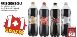 MCD Supermarkt FIRST CHOICE COLA aanbieding