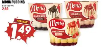 MCD Supermarkt MONA PUDDING aanbieding