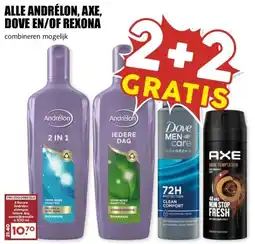 MCD Supermarkt ALLE ANDRÉLON, AXE, DOVE EN/OF REXONA aanbieding