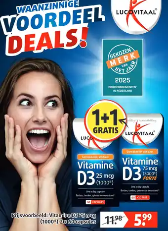 Lucovitaal Vitamine d3 aanbieding