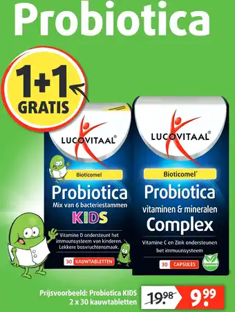 Lucovitaal Probiotica KIDS aanbieding