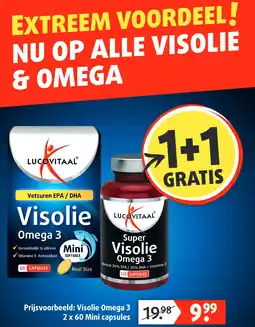 Lucovitaal Visolie Omega 3 aanbieding