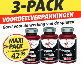 Lucovitaal MagnesiumM 400 mg citraat aanbieding