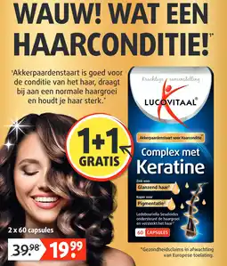 Lucovitaal KERATINE VOEDINGSSUPPLEMENT aanbieding