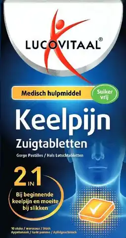 Lucovitaal Keelpijn Zuigtabletten aanbieding