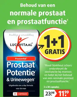 Lucovitaal Prostaat 1* Potentie & Urinewegen™ 2* aanbieding